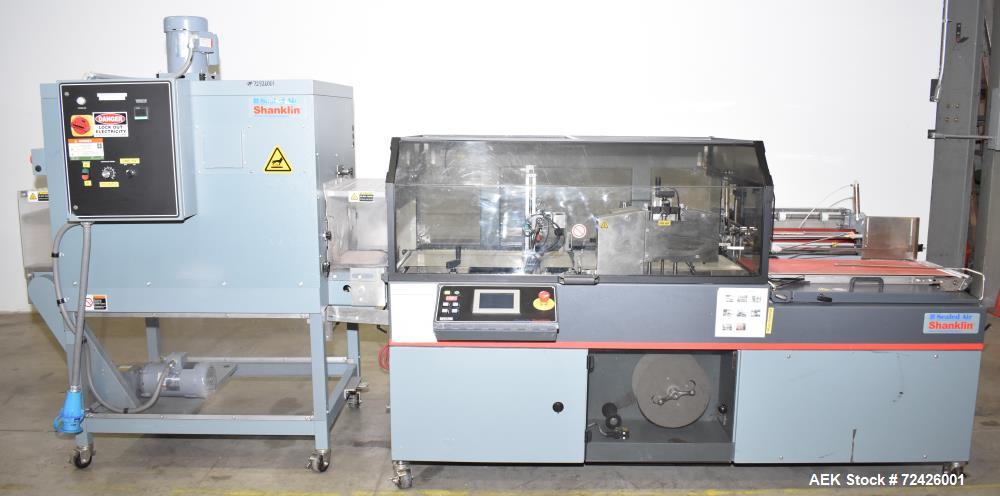 Used Shanklin TR2 Triumph Side Seal Shrink Wrapper with Shanklin T7H Tunnel